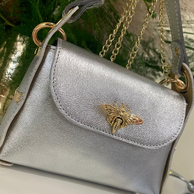 Silver Bee Handbag